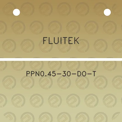 fluitek-ppn045-30-do-t