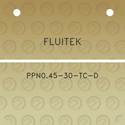 fluitek-ppn045-30-tc-d