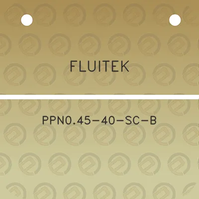 fluitek-ppn045-40-sc-b