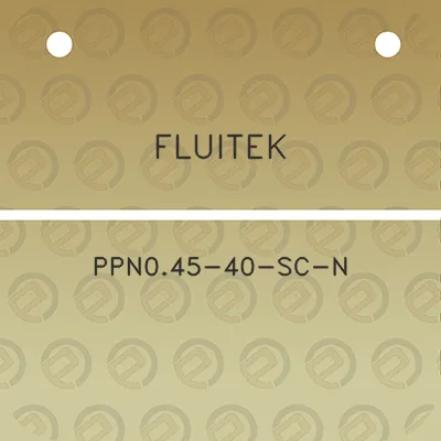 fluitek-ppn045-40-sc-n