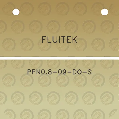 fluitek-ppn08-09-do-s