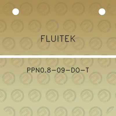 fluitek-ppn08-09-do-t