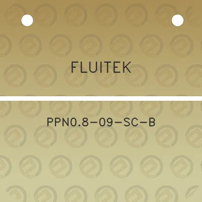 fluitek-ppn08-09-sc-b