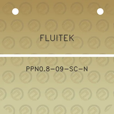 fluitek-ppn08-09-sc-n