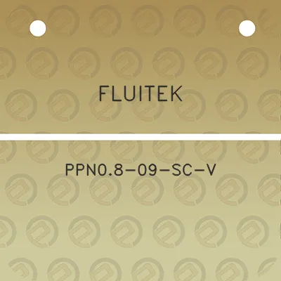 fluitek-ppn08-09-sc-v