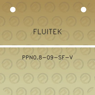 fluitek-ppn08-09-sf-v