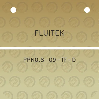 fluitek-ppn08-09-tf-d