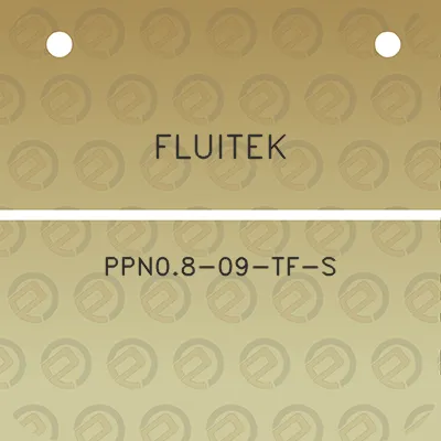 fluitek-ppn08-09-tf-s