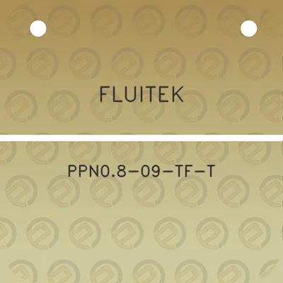 fluitek-ppn08-09-tf-t