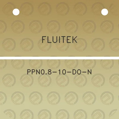 fluitek-ppn08-10-do-n