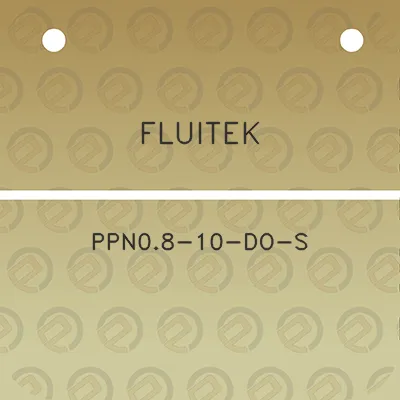 fluitek-ppn08-10-do-s