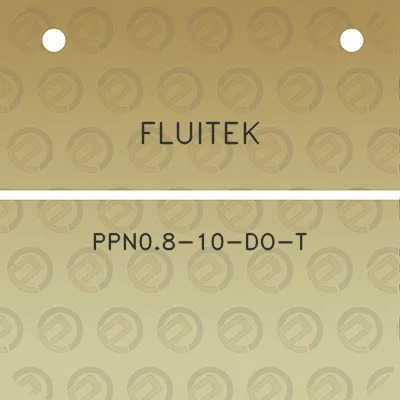 fluitek-ppn08-10-do-t