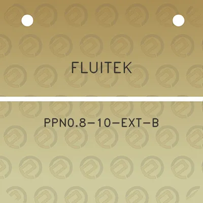 fluitek-ppn08-10-ext-b