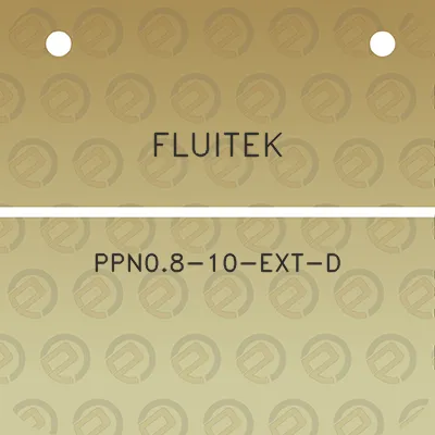 fluitek-ppn08-10-ext-d