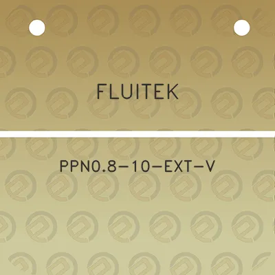 fluitek-ppn08-10-ext-v