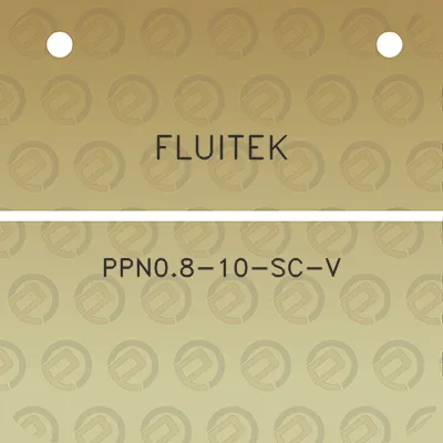 fluitek-ppn08-10-sc-v