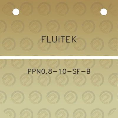 fluitek-ppn08-10-sf-b