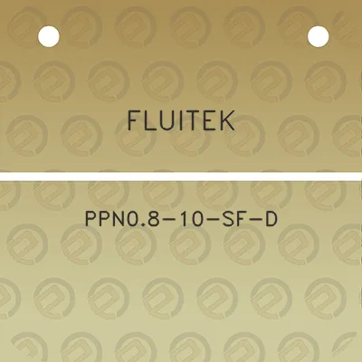 fluitek-ppn08-10-sf-d