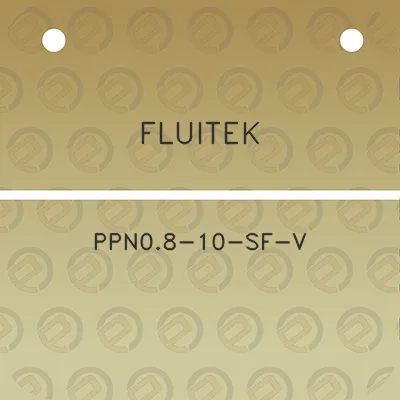 fluitek-ppn08-10-sf-v