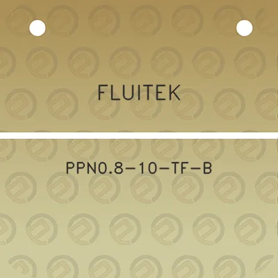 fluitek-ppn08-10-tf-b