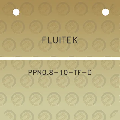 fluitek-ppn08-10-tf-d