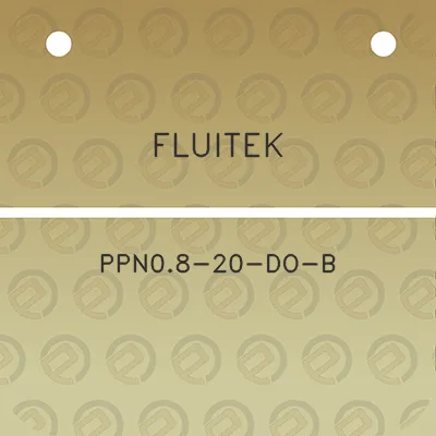 fluitek-ppn08-20-do-b