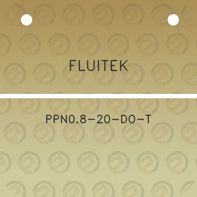 fluitek-ppn08-20-do-t