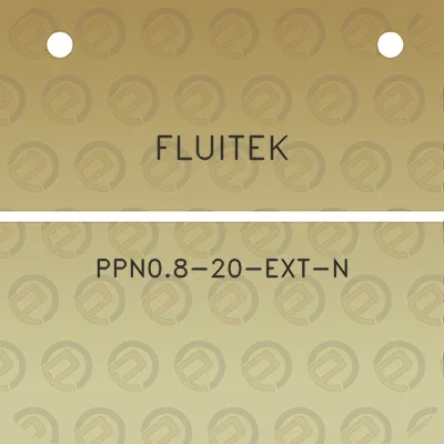 fluitek-ppn08-20-ext-n