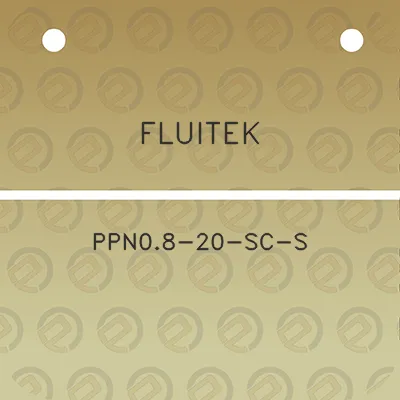 fluitek-ppn08-20-sc-s