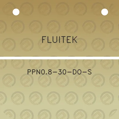 fluitek-ppn08-30-do-s