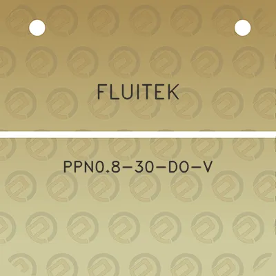 fluitek-ppn08-30-do-v