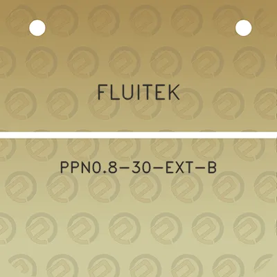 fluitek-ppn08-30-ext-b