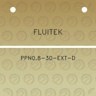 fluitek-ppn08-30-ext-d