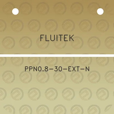 fluitek-ppn08-30-ext-n