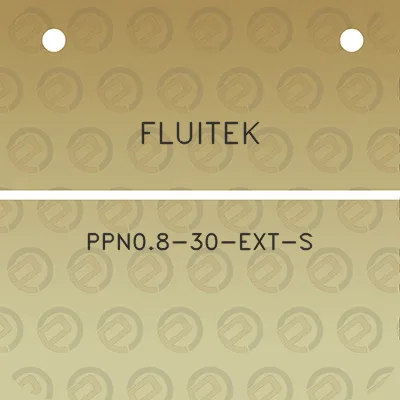 fluitek-ppn08-30-ext-s