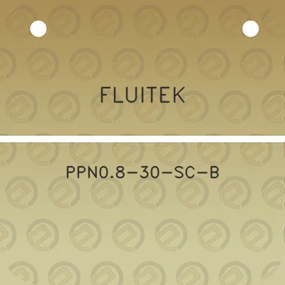 fluitek-ppn08-30-sc-b