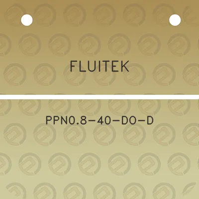 fluitek-ppn08-40-do-d