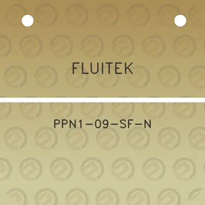 fluitek-ppn1-09-sf-n