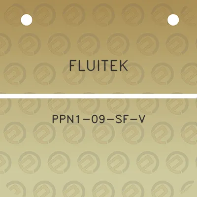 fluitek-ppn1-09-sf-v