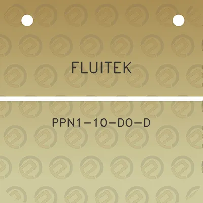 fluitek-ppn1-10-do-d