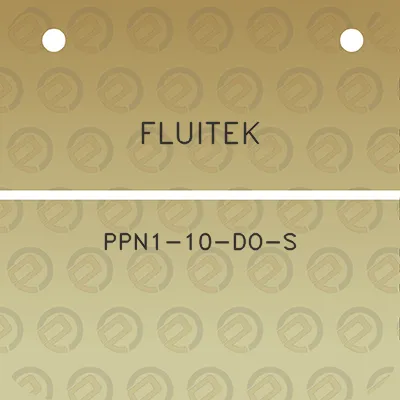 fluitek-ppn1-10-do-s