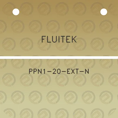 fluitek-ppn1-20-ext-n