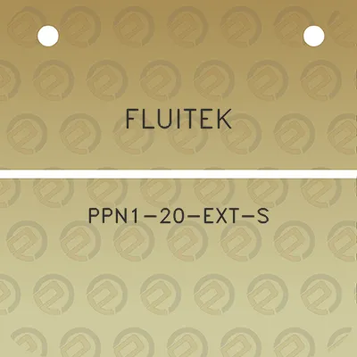 fluitek-ppn1-20-ext-s