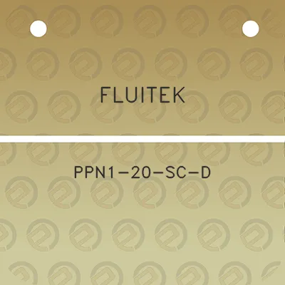 fluitek-ppn1-20-sc-d