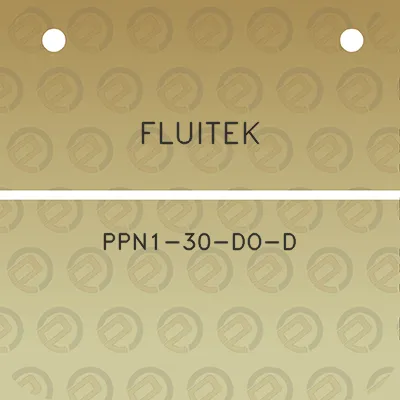 fluitek-ppn1-30-do-d