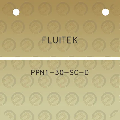 fluitek-ppn1-30-sc-d