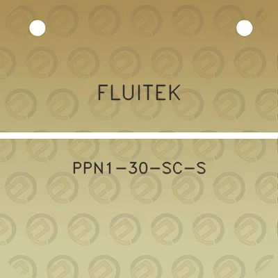 fluitek-ppn1-30-sc-s