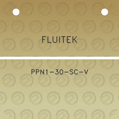 fluitek-ppn1-30-sc-v