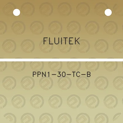 fluitek-ppn1-30-tc-b