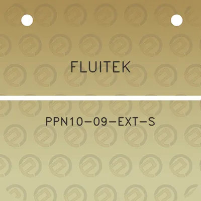 fluitek-ppn10-09-ext-s